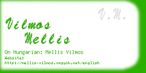 vilmos mellis business card